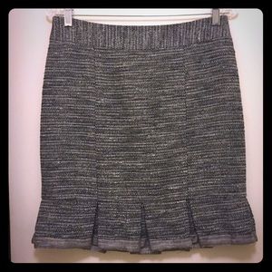 NWOT Nanette Lepore tweed skirt with pleats